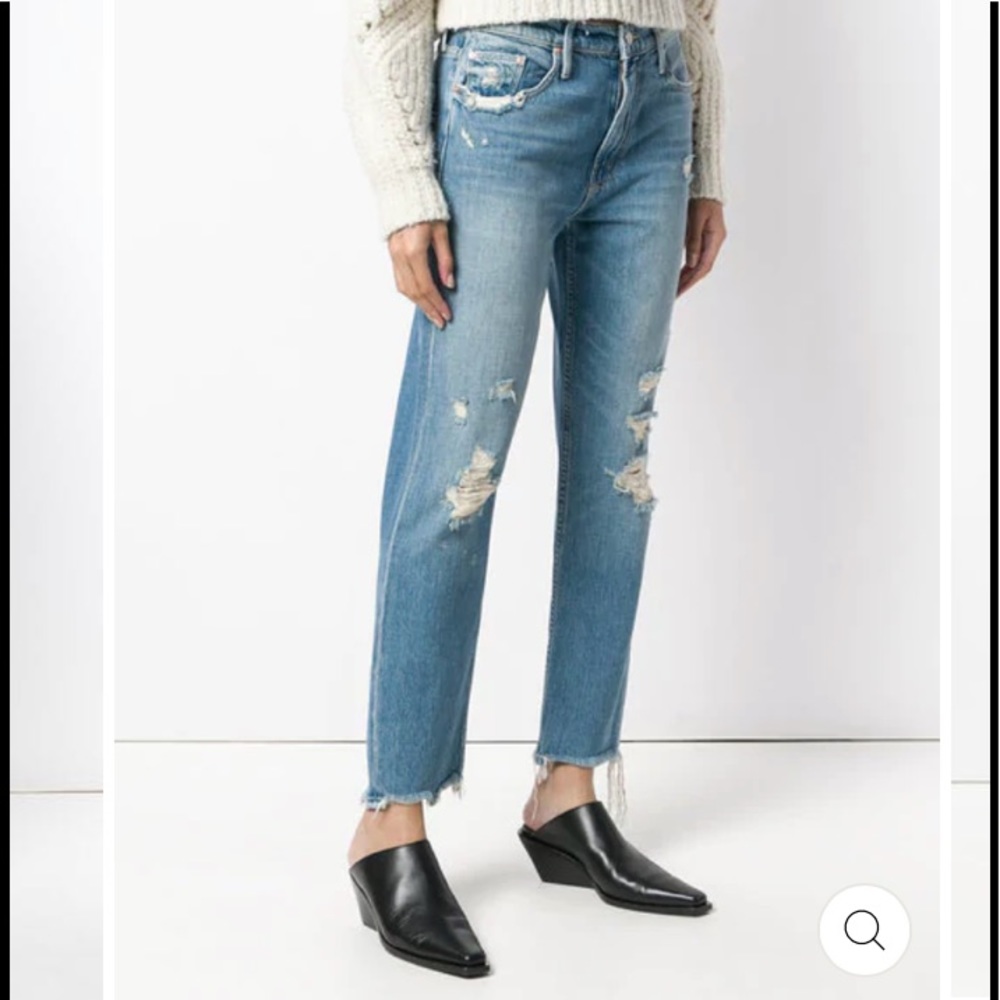 Mother Denim The Cardinal Sinner Ankle Jeans - Picture 4 of 16